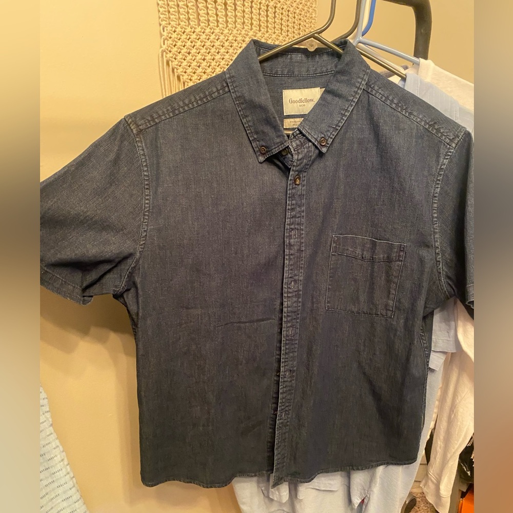 Blue Good Fellow Button Down